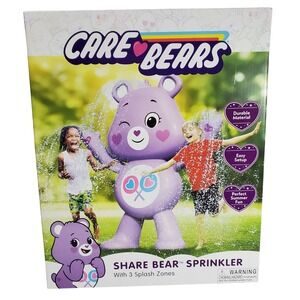 Care Bears Share Bear Sprinkler‎ 3 Splash Zones Perfect Summer Fun